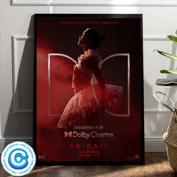 Poster For New Movie Abigail Children Can Be Such Monters Only In Theaters April 19 Wall Decor Poster Canvas