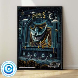 Primus Concert Live Show At Cincinnati OH On July 30th 2024 Wall Decor Poster Canvas