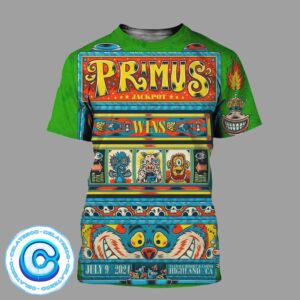 Primus Show Concert At Yaamava Resort Theater In Highland CA On July 9th 2024 Poster All Over Print Shirt