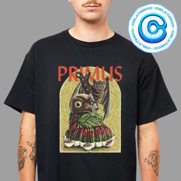 Primus Tour Concert Music On July 15th 2024 At Mountain America Center In Idaho Falls ID Unisex T-Shirt