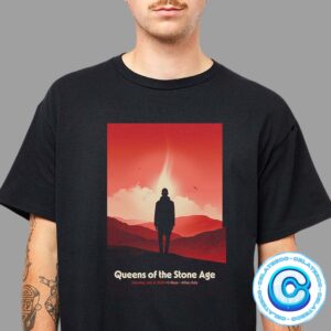 Queens Of The Stone Age Concert Show Music At I Days Milan Italy On Saturday Jul 6 2024 Unisex T-Shirt