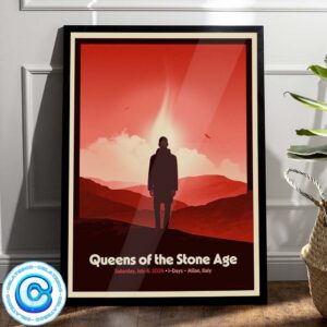 Queens Of The Stone Age Concert Show Music At I Days Milan Italy On Saturday Jul 6 2024 Wall Decor Poster Canvas