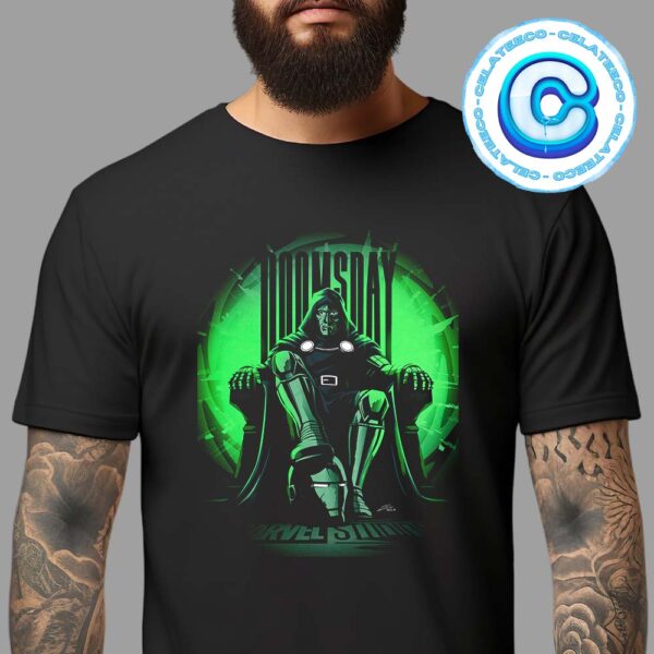 Robert Downey Jr Has Become The Character Doctor Doom On Universe Marvel Dooms Day Unisex T-Shirt