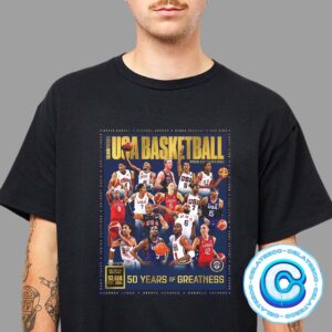 SLAM Present USA Basketball Celebrates The Five Incredible Decades Of USA Unisex T-Shirt