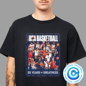 SLAM Present USA Special Collector Issue Basketball 50 Years Of Greatness Unisex T-Shirt