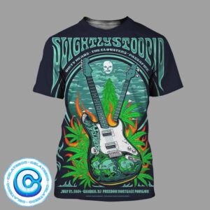 Slightly Stoopid Dirty Heads The Elovaters Passafire On July 21th 2024 At Camden NJ Freedom Mortgage Pavilion All Over Print Shirt