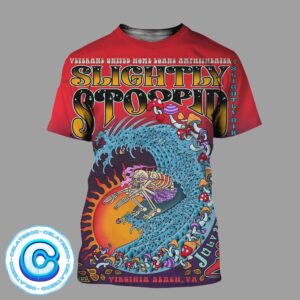 Slightly Stoopid Live Show Concert ON July 25th 2024 At Virginia Beach VA All Over Print Shirt