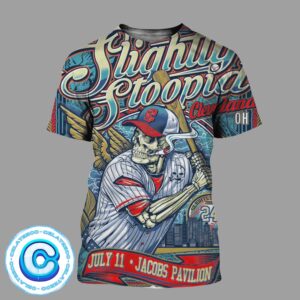 Slightly Stoopid Slightly Dirty Summer Tour 2024 On July 11th At Cleveland OH Jacobs Pavillion All Over Print Shirt