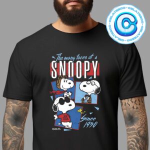 Snoopy Through The Years The Many Faces Of Snoopy Sinve 1950 Unisex T-Shirt