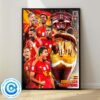 Congrats Spain Wins Euro 2024 The Fist Country In History To Win The Euros Four Times Wall Decor Poster Canvas