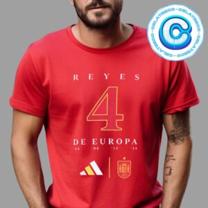 Spain National Team Adidas 2024 European Champions Unisex T-Shirt