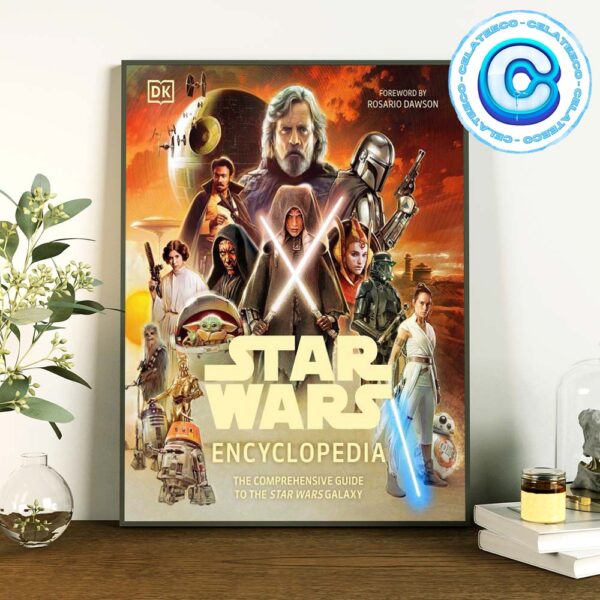 Star Wars Encyclopedia New Poster The Comprehensive Guide To The Star Was Galaxy Releasing This Fall Wall Decor Poster Canvas