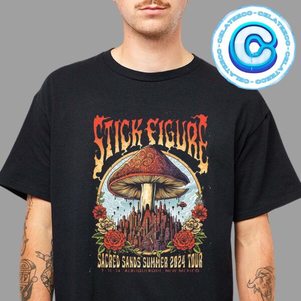 Stick Figure Sacred Sands Summer 2024 Tour On July 11th 2024 At Albuquerque New Mexico Unnisex T-Shirt