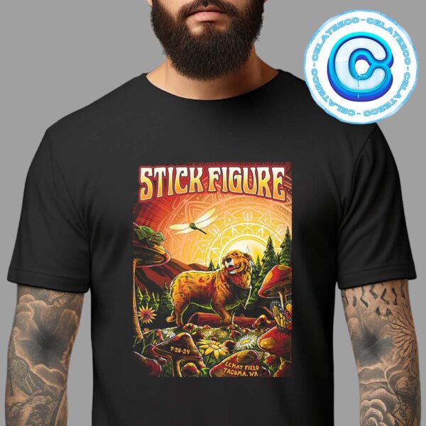 Stick Figure Show Concert Muisc At Lemay Field In Tacoma Wa On July 20th 2024 Unisex T-Shirt