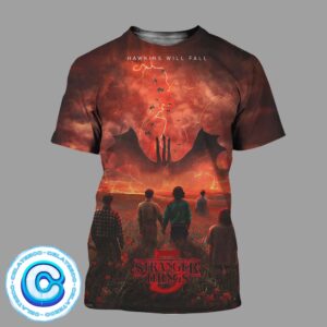 Stranger Things Vol 1 2025 Hawkins Will Fall New Poster All Over Print Shirt