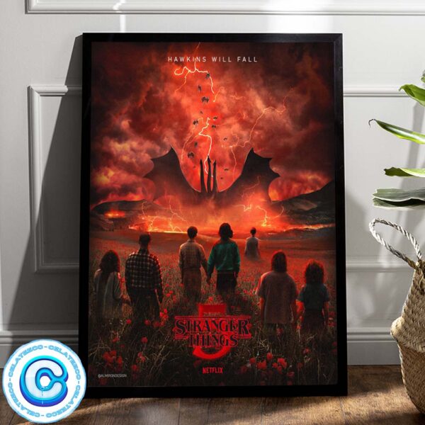 Stranger Things Vol 1 2025 Hawkins Will Fall New Poster Wall Decor Poster Canvas