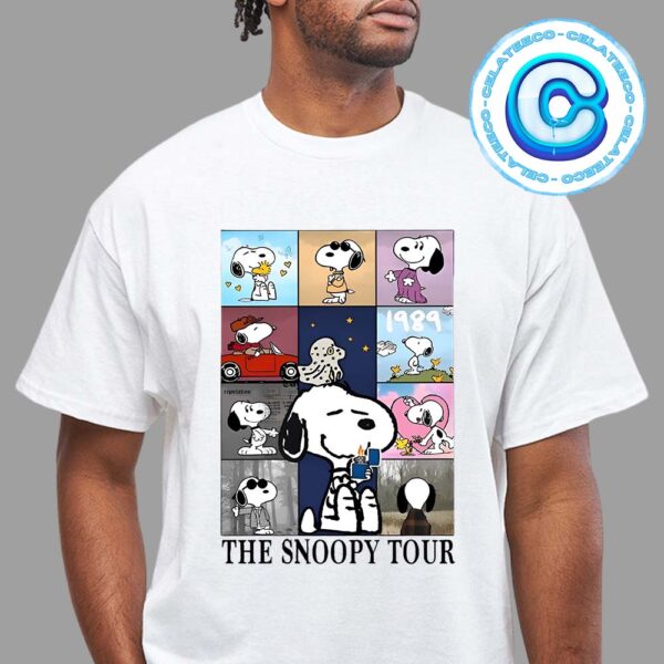 Swift Eras Tour Snoopy Eras Crewneck Lover Midnights Folklore Unisex T-Shirt