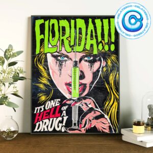 Taylor Swift Florida It’s One Hell Of A Drug Wall Decor Poster Canvas