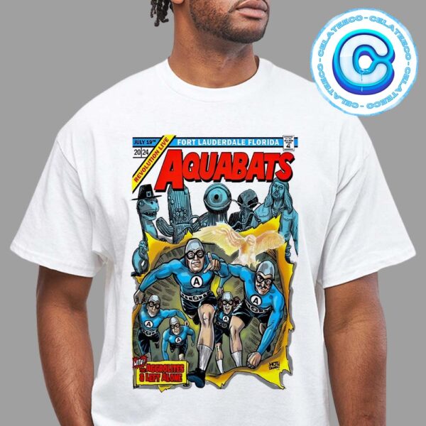 The Aquabats Concert Show On July 19th 2024 Revolution Live In Ft Lauderdale FL Unisex T-Shirt