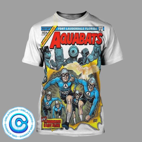 The Aquabats Concert Show On July 19th 2024 Revolution Live in Ft Lauderdale FL All Over Print Shirt