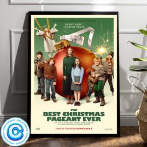 The Best Christmas Pageant Ever New Poster Only In Theaters November 8 Wall Decor Poster Canvas