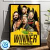 Sami Zayn Still Intercontinental Champion Of WWE Money In The Bank 2024 Wall Decor Poster Canvas