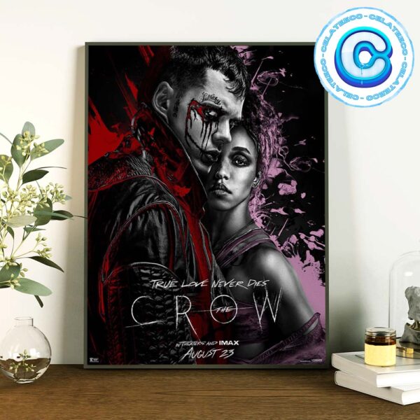 The Crow New Poster Starring Bill Skarsgard Releasing On Augus 23th 2024 Wall Decor Poster Canvas