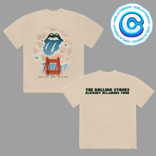 The Rolling Stones Hackney Diamonds Tour Concert Music At Levis Stadium In Santa Clara Califonia On Wednesday July 17th 2024 Two Sides Unisex T-Shirt