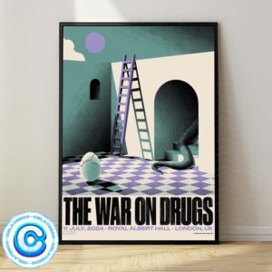 The War On Drugs Show On July 11th 2024 At Royal Albert Hall London UK Wall Decor Poster Canvas