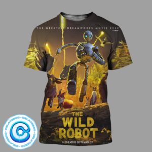 The Wild Robot New Poster Releasing On September 27th 2024 All Over Print Shirt