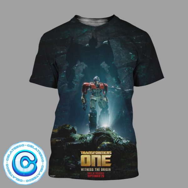 Transfomers One Optimus Prime Witness The Origin Releasing September 20th 2024 All Over Print Shirt