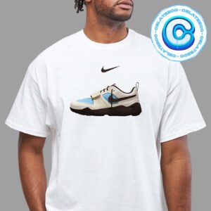 Travis Scott Nike Zoom Field Jaxx Leche Blue Unisex T-Shirt