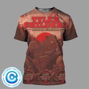 Tyler Childers Live Concert In Canada At 6th 8th And 9th 2024 All Over Print Shirt