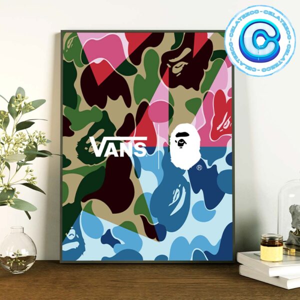 Vans x Bape The New Collection Coming Soon Wall Decor Poster Canvas