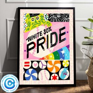 Chicago White Sox Pride Month 2024 Wall Decor Poster Canvas