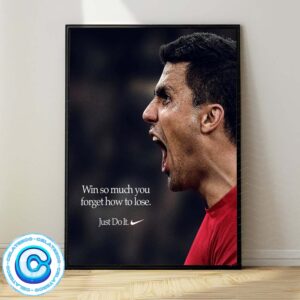 Win So Much You Forget How To Lose For Nike Slogan For Spain Champions Euro 2024 Wall Decor Poster Canvas