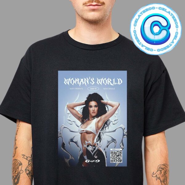 Womans World July 11 2024 Katy Perry New Single Poster Unisex T-Shirt