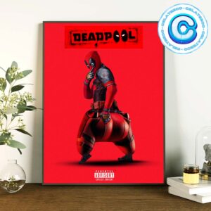 Xbox Official Deadpool Controller With Butt Cheeks Wall Decor Poster Canvas