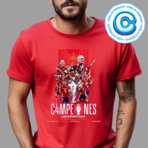 ‪Congrats Spanish Football Are Uefa Euro 2024 Champions Unisex T-Shirt