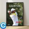 Hideki Matsuyama From Japan Team The Fedex St Jude Champions 2024 Wall Decor Poster Canvas