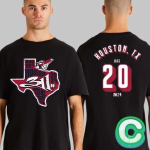 311 Band Event Merch  At 713 Music Hall In Houston Taxas On August 20th 2024 Two Side Unisex T-shirt