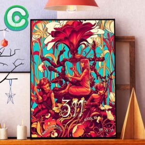 311 Band Regular Poster At Moody Amphitheater In Austin Texas On August 21th 2024 Home Decor Poster Canvas