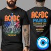 ACDC Power Up 2024 Tour Concert Live Show At Paris In Hippodrome Paris Long Champ On August 13th 2024 Unisex T-Shirt