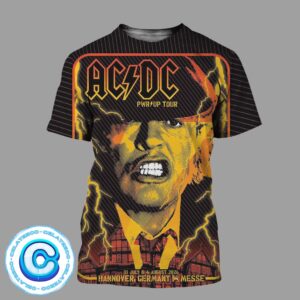 ACDC Power Up Tour Live Show Concert At Hannorver Germany Messe On 31th July And August 4th 2024 All Over Print Shirt