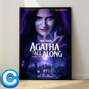 Agatha All Along New Poster Releasing On September 18th 2024 Wall Decor Poster Canvas