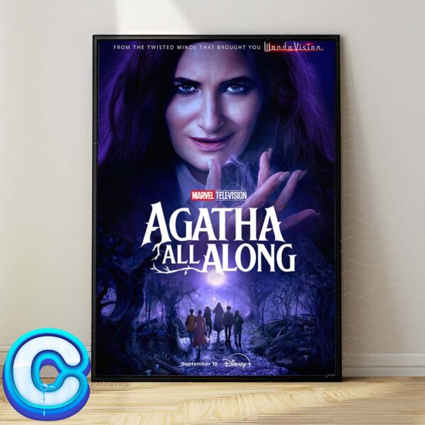 Agatha All Along New Poster Releasing On September 18th 2024 Wall Decor Poster Canvas