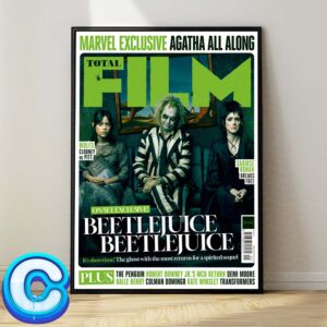 Beetlejuice Beetlejuice Is On The Cover Of The Upcoming Issue Of Total Film Magazine Releasing On August 25th 2024 Wall Decor Poster Canvas