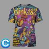 Blink 182 One More Time Tour Concert At Detroit Michigan In Little Caesars Arena On August 12th 2024 All Over Print Shirt