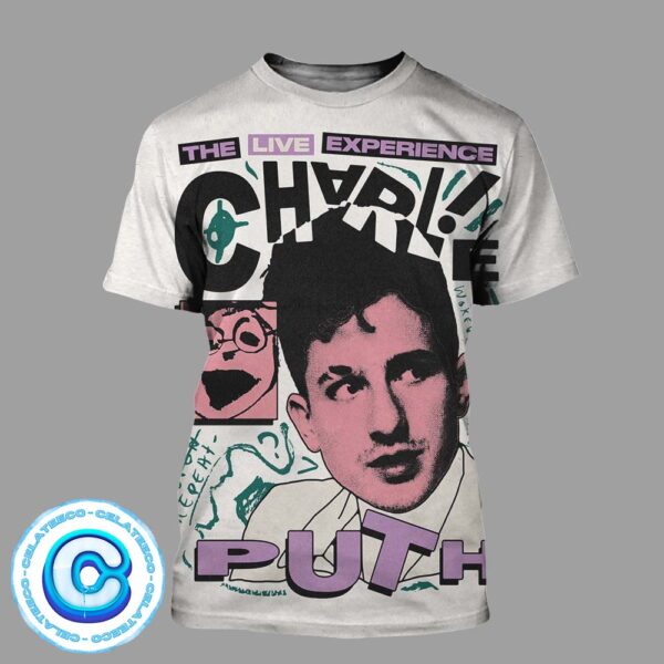 Charlie Puth Poster For The Live Experience 2024 Tour All Over Print Shirt