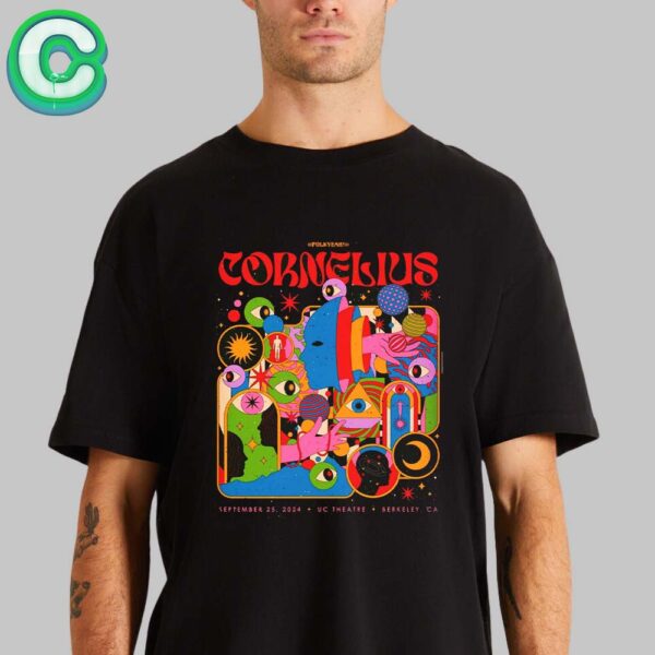 Cornelius Event Tee 30th Anniversary Dream In Dream Tour 2024 At The UC Theatre In Berkeley CA On Wednesday September 25th Unisex T-shirt